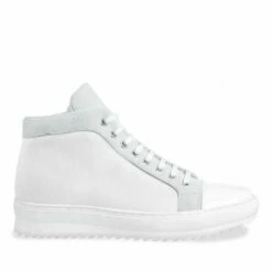 Indian Wells - Elevator Sneakers In Leather/fabric Mix From 2.4 To 3.1 Inches -Deals Guidomaggi Store elevator shoes 3 17