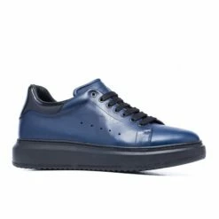 Riccione - Elevator Sneakers In Full Grain Leather From 2.4 To 3.1 Inches -Deals Guidomaggi Store elevator shoes 3 23