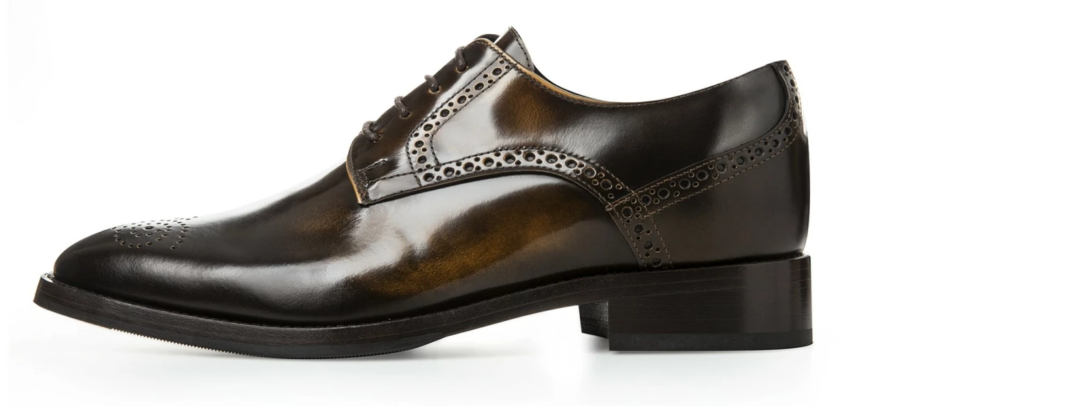 Pachuca - Elevator Shoes In Brushed Leather From 2.4 To 3.1 Inches 5 Pachuca - Elevator Shoes In Brushed Leather From 2.4 To 3.1 Inches - Image 3