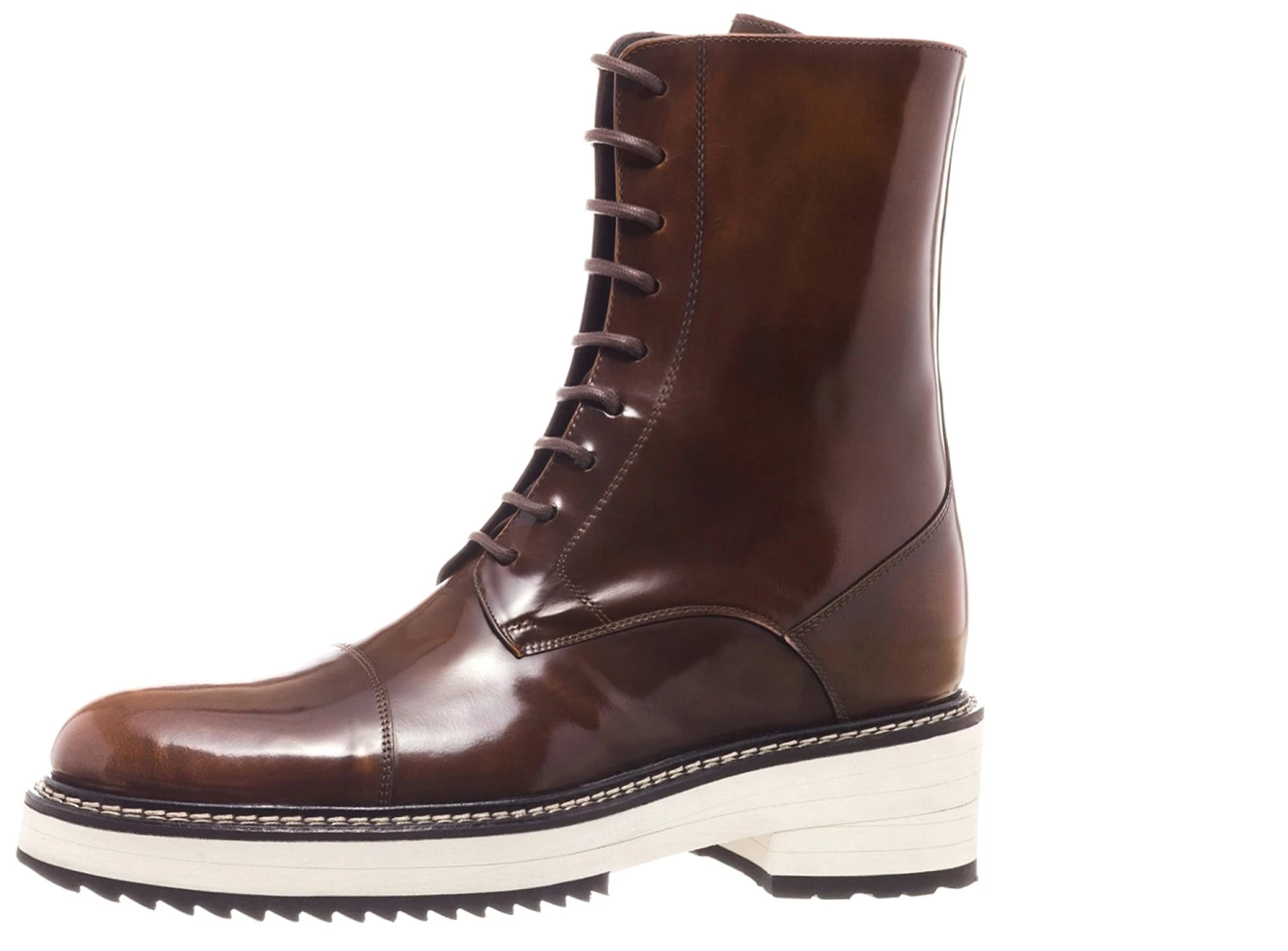 Indiana - Elevator Boots In Patent Leather From 4 To 6 Inches 4 Indiana - Elevator Boots In Patent Leather From 4 To 6 Inches - Image 2