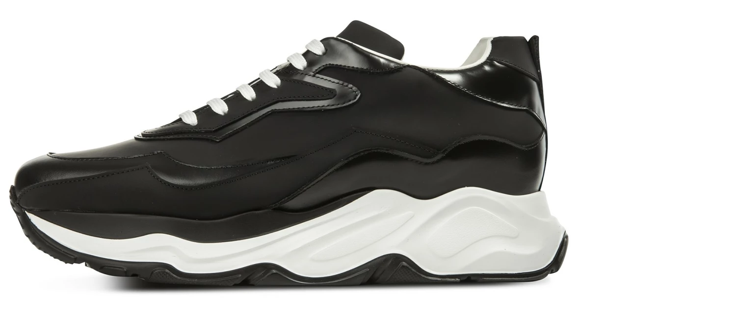 Giant Panther - Elevator Sneakers In Mix Of Leathers From 2.4 To 4.3 Inches 4 Giant Panther - Elevator Sneakers In Mix Of Leathers From 2.4 To 4.3 Inches - Image 2