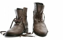 Dallas - Elevator Boots In Leather/fabric Mix From 2.4 To 4 Inches -Deals Guidomaggi Store elevator shoes 6 3 1