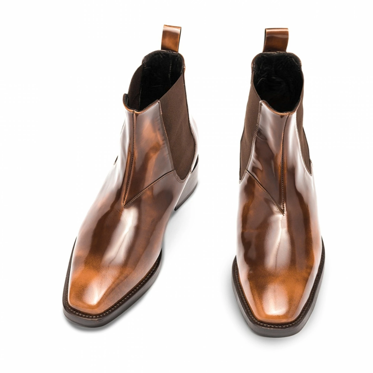 Turkey - Elevator Boots In Patent Leather From 2.4 To 3.1 Inches 3 Turkey - Elevator Boots In Patent Leather From 2.4 To 3.1 Inches