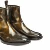 Arles - Elevator Boots In Brushed Leather From 2.4 To 4 Inches -Deals Guidomaggi Store elevator shoes for men 110