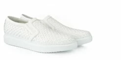 Beachwalker - Elevator Slip-Ons In Braided Leather Up To 6 Cm