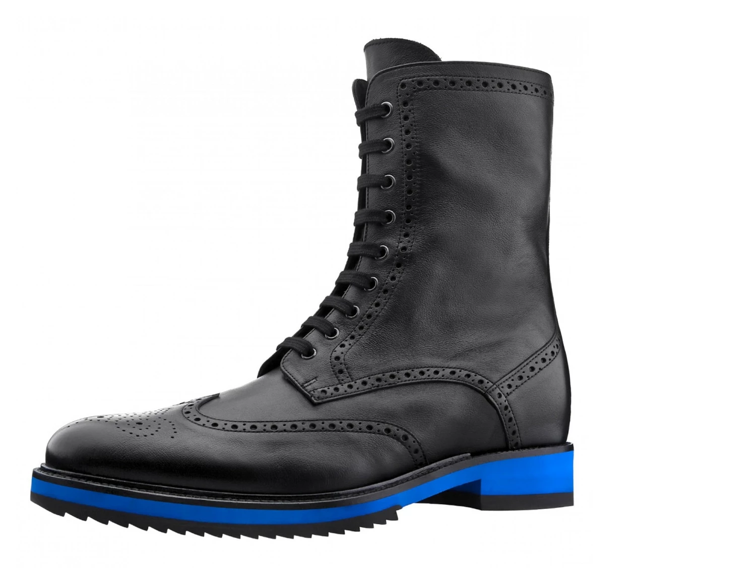 Berlin - Elevator Boots In Leather/fabric From 2.4 To 4 Inches 5 Berlin - Elevator Boots In Leather/fabric From 2.4 To 4 Inches - Image 3