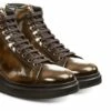 Juneau - Elevator Sneakers In Brushed Leather From 2.4 To 3.1 Inches -Deals Guidomaggi Store elevator shoes fvor men 1