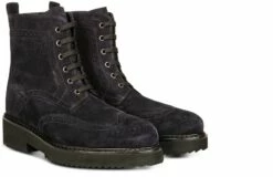 Medellín - Elevator Boots In Suede Leather From 4 To 6 Inches