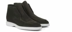 Kirkland - Elevator Ankle Boots In Suede Leather From 2.4 To 3.1 Inches
