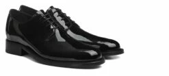 Churchill - Elevator Dress Shoes In Varnish Leather From 2.4 To 3.1 Inches