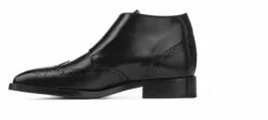 Wilmette - Elevator Ankle Boots In Brushed Leather From 2.4 To 3.1 Inches -Deals Guidomaggi Store elevator shoes man 6