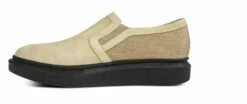 Tierra - Elevator Slip-Ons In Leather/fabric Mix Up To 2.4 Inches -Deals Guidomaggi Store elevator slipon 6