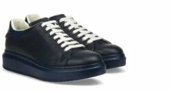 Miramas - Elevator Sneakers In Full Grain Leather From 2.4 To 3.1 Inches