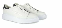 Antilles - Elevator Sneakers In Full Grain Leather From 2.4 To 3.1 Inches