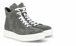 Tropea - Elevator Sneakers In Suede Leather From 2.4 To 4 Inches