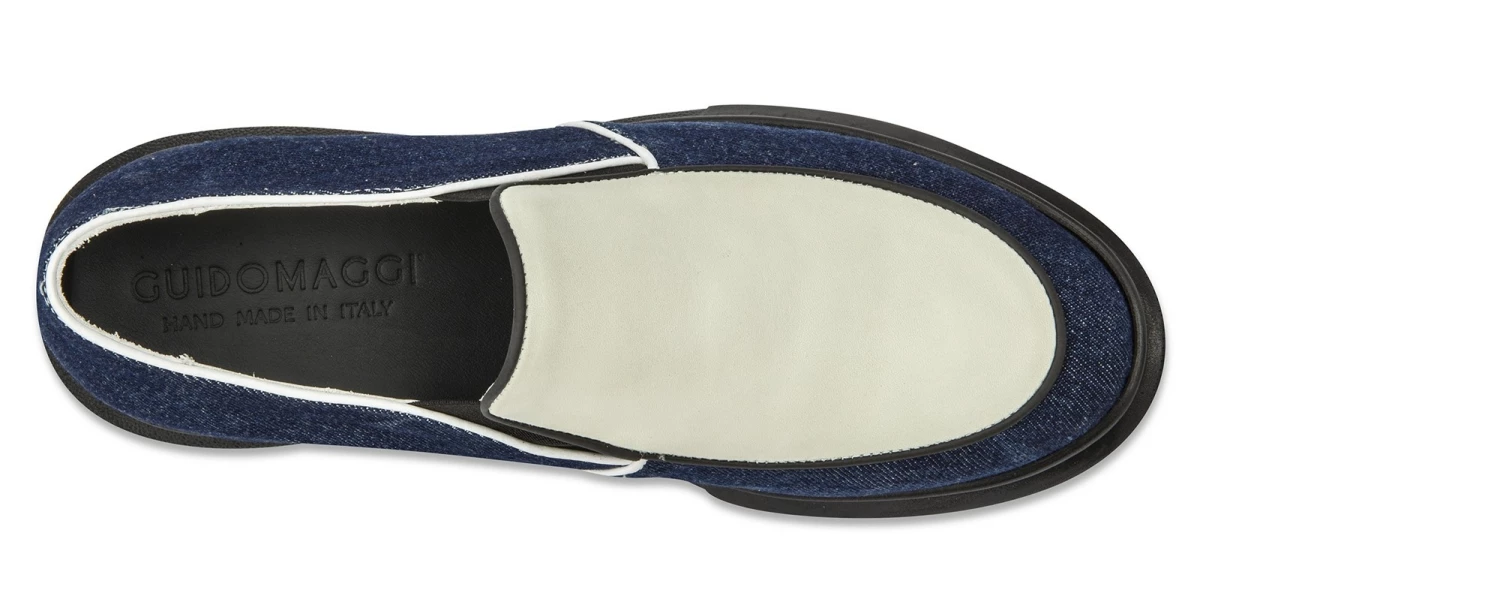 El Dorado - Elevator Slip-Ons In Leather/fabric Mix Up To 2.4 Inches 6 El Dorado - Elevator Slip-Ons In Leather/fabric Mix Up To 2.4 Inches - Image 4