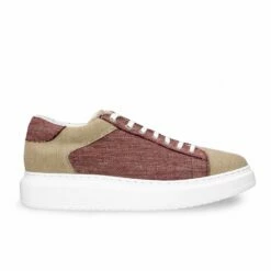 Lefkada - Elevator Sneakers In Fabric From 2.4 To 3.1 Inches -Deals Guidomaggi Store elevator sneakers 15 1