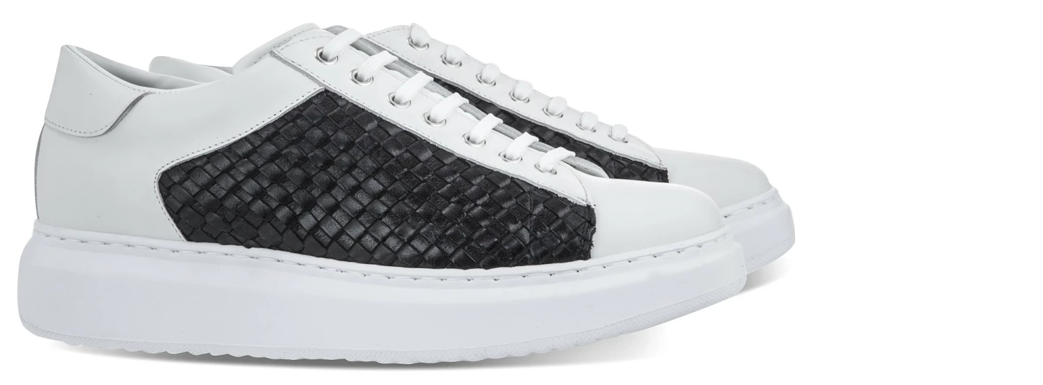 Dolciano - Elevator Sneakers In Mix Of Leathers From 2.4 To 3.1 Inches 3 Dolciano - Elevator Sneakers In Mix Of Leathers From 2.4 To 3.1 Inches