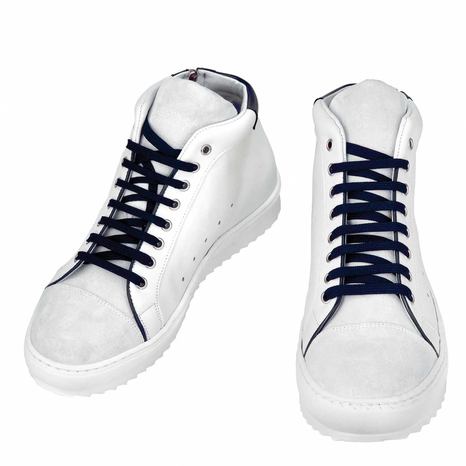 Olympia - Elevator Sneakers In Suede Leather From 2.4 To 3.1 Inches 7 Olympia - Elevator Sneakers In Suede Leather From 2.4 To 3.1 Inches - Image 5