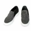 Black Sea - Elevator Slip-Ons In Leather/fabric Mix Up To 2.6 Inches 2 Black Sea - Elevator Slip-Ons In Leather/fabric Mix Up To 2.6 Inches -Deals Guidomaggi Store elevator sneakers 26
