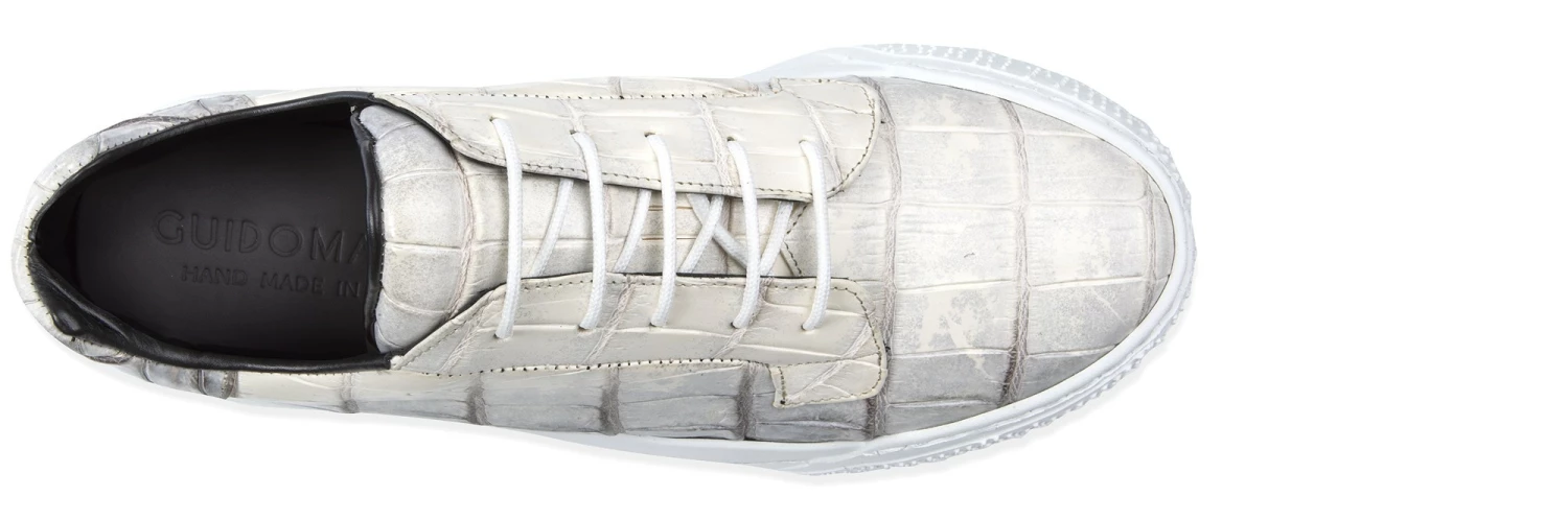 Paradiso - Elevator Sneakers In Alligator Leather From 2.4 To 4 Inches 6 Paradiso - Elevator Sneakers In Alligator Leather From 2.4 To 4 Inches - Image 4