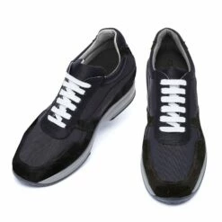 Malta - Elevator Sneakers In Fabric From 2.4 To 4 Inches