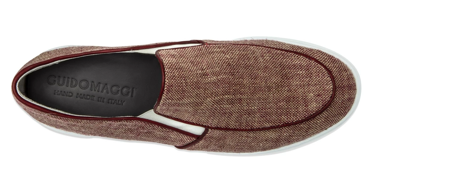 Fuego - Elevator Slip-Ons In Leather/fabric Mix Up To 2.4 Inches 6 Fuego - Elevator Slip-Ons In Leather/fabric Mix Up To 2.4 Inches - Image 4
