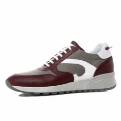 Utah - Elevator Sneakers In Leather/fabric Mix From 2.4 To 3.1 Inches -Deals Guidomaggi Store elevator sneakers 9