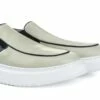 Aire - Elevator Slip-Ons In Leather/fabric Mix Up To 2.4 Inches -Deals Guidomaggi Store elevator sneakers 91