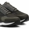 Toorak - Elevator Sneakers In Leather/fabric Mix Up To 4.3 Inches 2 Toorak - Elevator Sneakers In Leather/fabric Mix Up To 4.3 Inches -Deals Guidomaggi Store elevator sneakers man 4