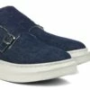 Mosman - Elevator Slip On In Denim Fabric Up To 2.75 Inches -Deals Guidomaggi Store elevator sneakers slip on 2