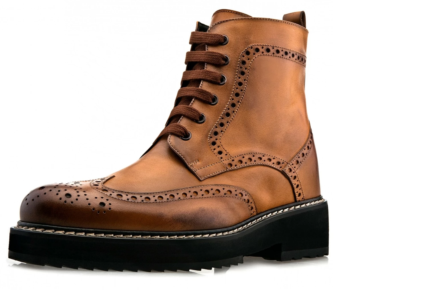 Wisconsin - Elevator Boots In Full Grain Leather From 4 To 6 Inches 4 Wisconsin - Elevator Boots In Full Grain Leather From 4 To 6 Inches - Image 2