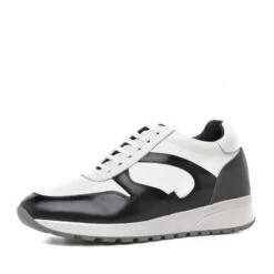 Plymouth - Elevator Sneakers In Mix Of Leathers From 2.4 To 3.1 Inches 9 Plymouth - Elevator Sneakers In Mix Of Leathers From 2.4 To 3.1 Inches -Deals Guidomaggi Store elevatorsneakers