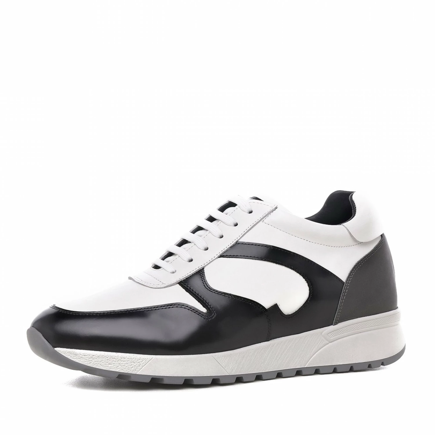 Plymouth - Elevator Sneakers In Mix Of Leathers From 2.4 To 3.1 Inches 5 Plymouth - Elevator Sneakers In Mix Of Leathers From 2.4 To 3.1 Inches - Image 3