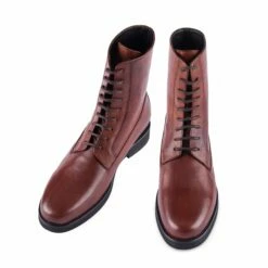 Finland - Elevator Boots In Leather/fabric Mix From 2.4 To 3.1 Inches