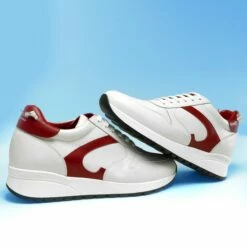 Gateshead - Elevator Sneakers In Full Grain Leather From 2.4 To 3.1 Inches -Deals Guidomaggi Store gateshead sneaker rialzante 1