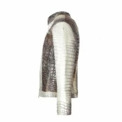 Heimdall -Biker Style Jacket In Alligator Leather -Deals Guidomaggi Store giacca pelle 1