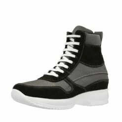 Brisbane - Elevator Sneakers In Leather/fabric Mix From 2.4 To 4 Inches -Deals Guidomaggi Store guidomaggi brisbane made in italy