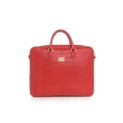 Red Erik - Briefcase In Crocodile Leather