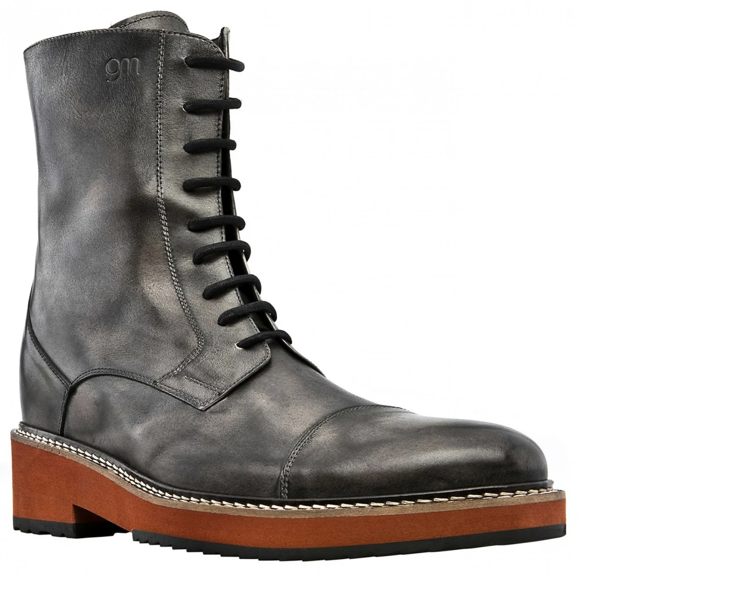 Innsbruck - Elevator Boots In Full Grain Leather From 4 To 6 Inches 4 Innsbruck - Elevator Boots In Full Grain Leather From 4 To 6 Inches - Image 2