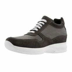 Baltimore - Elevator Sneakers In Leather/fabric Mix From 2.4 To 4 Inches 9 Baltimore - Elevator Sneakers In Leather/fabric Mix From 2.4 To 4 Inches -Deals Guidomaggi Store guidomaggiluxurybaltimore