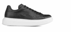 Larchmont - Elevator Sneakers In Full Grain Leather From 2.4 To 3.1 Inches -Deals Guidomaggi Store height increasing shoes