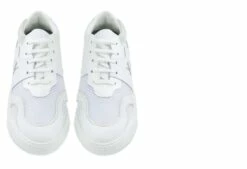 White Chocolate - Elevator Sneakers In Leather/fabric Mix From 2.4 To 4 Inches -Deals Guidomaggi Store height increasing shoes 190