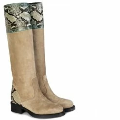 Rania - Elevator Boots In Mix Of Leathers From 2.4 To 3.1 Inches