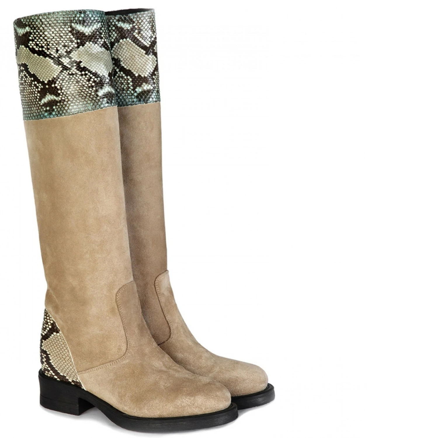 Rania - Elevator Boots In Mix Of Leathers From 2.4 To 3.1 Inches 3 Rania - Elevator Boots In Mix Of Leathers From 2.4 To 3.1 Inches