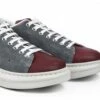 Siesta Key - Elevator Sneakers In Mix Of Leathers From 2.4 To 3.1 Inches -Deals Guidomaggi Store height increasing shoes 258