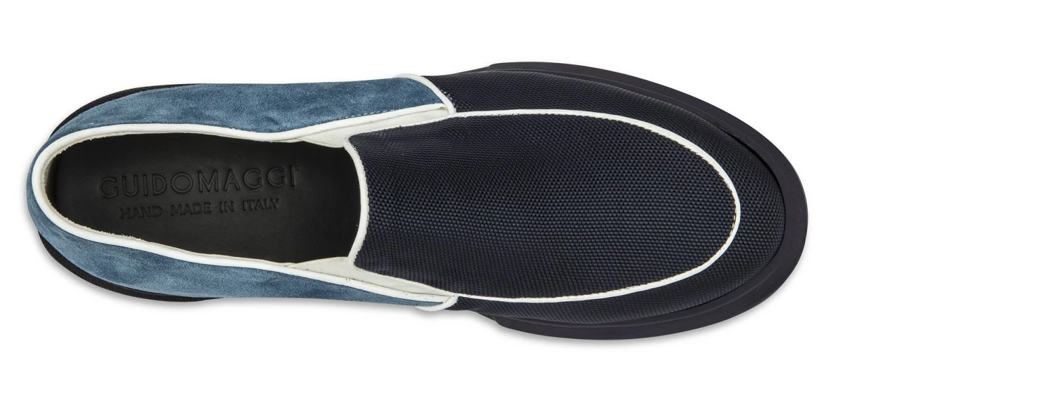 Molokai - Elevator Slip-Ons In Leather/fabric Mix Up To 2.4 Inches 6 Molokai - Elevator Slip-Ons In Leather/fabric Mix Up To 2.4 Inches - Image 4