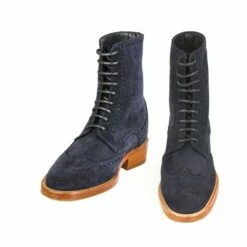 Argo - Elevator Boots In Suede Leather From 2.4 To 4 Inches
