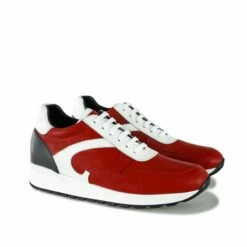 Brest - Elevator Sneakers In Mix Of Leathers From 2.4 To 3.1 Inches -Deals Guidomaggi Store height increasing shoes 3 23