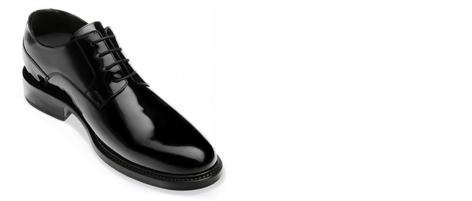 Leuca - Elevator Shoes In Varnish Leather From 2.4 To 3.1 Inches 5 Leuca - Elevator Shoes In Varnish Leather From 2.4 To 3.1 Inches - Image 3